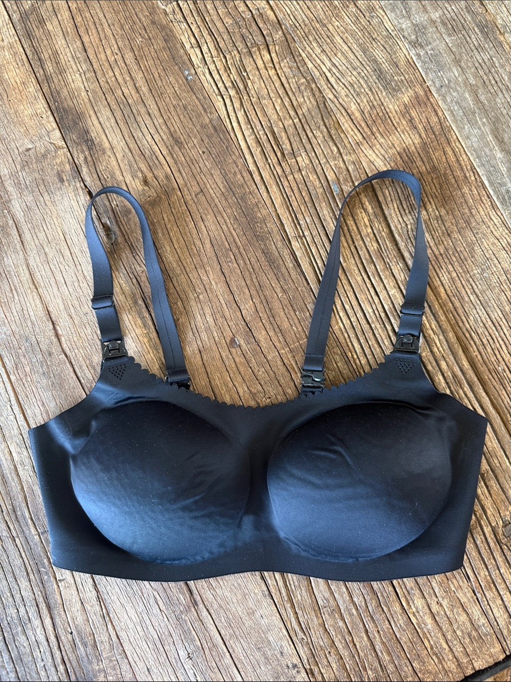 Bravado Black Seamless Nursing Bra with Molded Cups